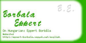borbala eppert business card